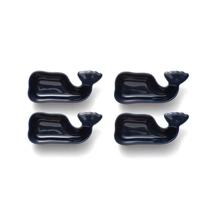 Ceramic Whale Condiment Cup, Blue, Set of 2 - Picture 1 of 5