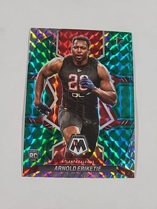 2022 Panini Mosaic Arnold Ebiketie Green Mosaic Prizm #383 Atlanta Falcons - Picture 1 of 2