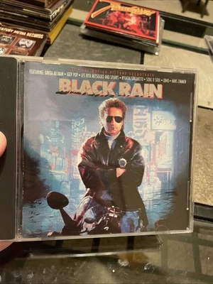 Black Rain Original Soundtrack CD 1989 Iggy Pop, Sakamoto, Greg Allman Nice Foto 1 de 3