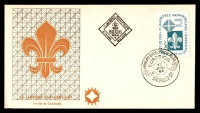 Mayfairstamps Brasil FDC 1965 Boy Scouts Jamboree Panamericano Primer Día Cubierta a Foto 1 de 2