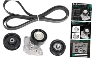 Belt Tensioner and Idler Pulley Serpentine Belt kit, Fits for Mercedes-Benz - Picture 1 of 8