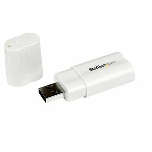 Zewnętrzna karta dźwiękowa USB Startech ICUSBAUDIO Biała - Zdjęcie 1 z 5