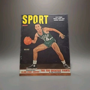Sport Magazine March 1953 Boston Celtics Bob Cousy Cover Basketball NBA Vintage - Bild 1 von 11