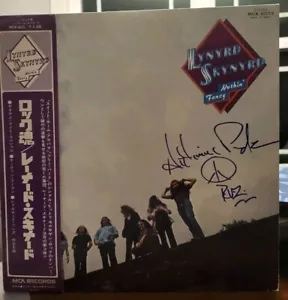 LYNYRD SKYNYRD NUTHIN' FANCY MCA6073 JAPAN LP OBI INSERT EX SIGNED ARTIMUS PYLE - Picture 1 of 15