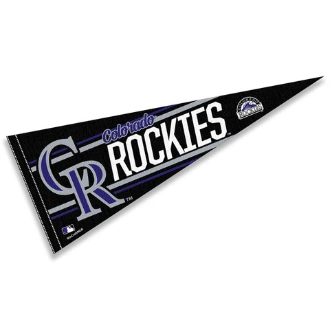 Colorado Rockies MLB 12 in X 30 in Pennant Cover