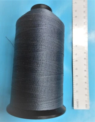 NEW Grey Anthracite Nylon Upholstery Sewing Machine 8 oz Spool Thread - Image 1 of 4