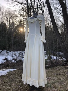 Vintage 1900’s Lovely Design Wedding Gown Dress 34-28-46 - Picture 1 of 11