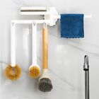 3 in 1 Sponge Holder for Kitchen Sink with Strong Sucion Cup, Dish Sponge Hol...