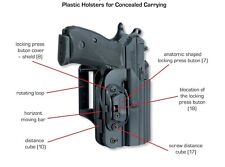 Automatic Safety Lock Plastic Holster CZ P-09, SIG P-226, SIG P2022  - Right