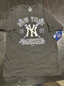 MEDIUM New York Yankees Men's Fanatics M New With Tags Black Navy And White - Picture 1 of 3
