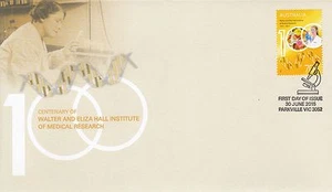 AUSTRALIA 2015 70c HALL Institute of MEDICAL RESEARCH FDC - Picture 1 of 1