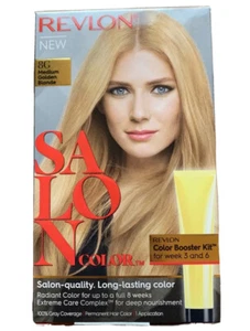 Revlon Salon Color Permanent Dye Color Booster Kit 8G Medium Golden Blonde Lot 3 - Picture 1 of 9