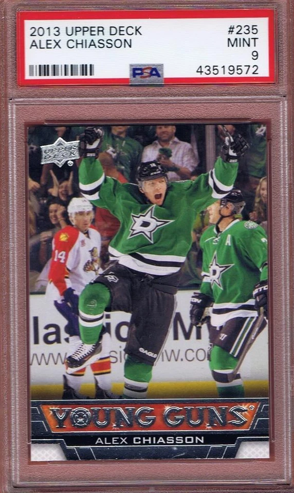 2013-14 UPPER DECK TOMAS ALEX CHIASSON GUNS #235 ROOKIE PSA 9 RC UD YG 13-14 - Image 1 of 1