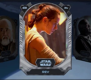 🔥🔥 Star Wars Card Trader REY 2024 Nivel 1 x100 Base Blanca MONUMENTO DE TESORO 🔥🔥 - Imagen 1 de 1