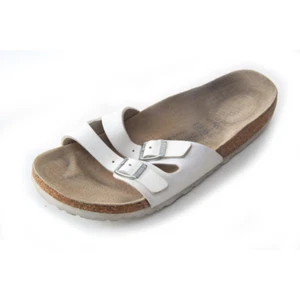 birkenstock ibiza sandals white unisex women summer shoes birko flor eur 40  L 9 - Picture 1 of 13