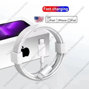 Fast Charger Long Cable USB Lead Cord Wire For Apple iPhone 14 13 12 11 6 7 8 XS - Picture 1 of 11