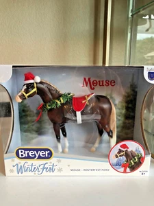 Breyer SR2023 WinterFest Limited Edition Mouse Chestnut German Riding Pony NIB!! - Picture 1 of 5