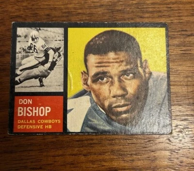 1962 Topps Football Short Print Sp  #46 Don Bishop Rookie - Image 1 of 2
