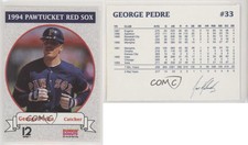 1994 Dunkin' Donuts Pawtucket Red Sox Jorge Pedre #33