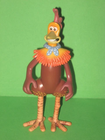 ROCKY ~ 5" Chicken Run Action Figure 2000 Playmate Toys Aardman Wallace & Gromit Cover