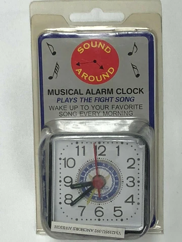 US Navy Mini Travel Alarm Clock Official NCAA Licensed Product NIP Cover