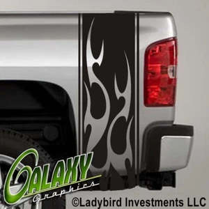 Tribal Flame Truck Bed Decals Stripes (Pair) - Fits Ram Chevy Ford F150 Toyota - Bild 1 von 6