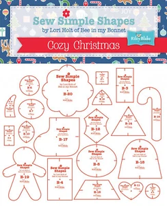 Lori Holt Cozy Christmas Sew Along Sew Simple Shapes Set 20 Applique Templates - Picture 1 of 1