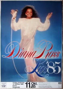 DIANA ROSS - 1985 - Live In Concert - Eating Alive Tour - Poster - Essen - Bild 1 von 1