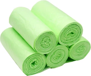 120PCS, Trash Bags 6L/1.2Gallon Small Garbage Bags,Food Waste Bags,Small Bin - Picture 1 of 12