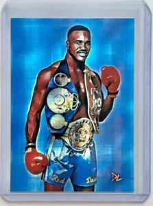 Evander Holyfield Limited Artist Signed “Boxing Legend” Refractor Card 1/1 - Picture 1 of 2