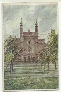 Judaica rara postal antigua sinagoga judía Kassa Eslovaquia - Imagen 1 de 2