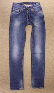 Vaqueros para hombre NUDIE Grim Tim (Slim) W30 L32 STRETCH #l466 - Imagen 1 de 18