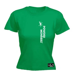 Winter Sports Pm Vertical Logo - Womens T Shirt Funny T-Shirt Gift Novelty - Picture 1 of 7