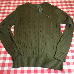 Luke Sport khaki grün Muster Pullover Pulli für Herren - Größe XL - UVP £70 neu mit Etikett - Bild 1 von 18