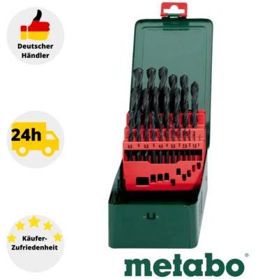 Metabo 627152000 HSS-R-Bohrerkassette-SP 25-teilig HSS-R-Metallbohrer Bohrer-Set - Bild 1 von 4