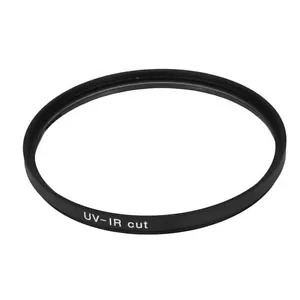 Black 49mm Infrared Pass X-Ray Slim UV-IR CUT IR UV Filter For Camera DSLR Lens - Picture 1 of 2