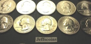 Complete 2015 P&D Set Homestead Kisatchie BlueRidge Bombay Saratoga 10 Coins NE1 - Picture 1 of 8