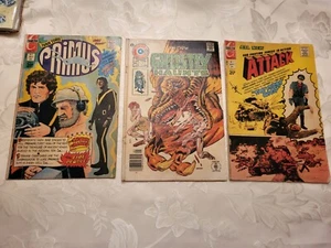 Lot 3 Charlton DC 20 cent comics primus 5 ghostly haunts 50 attack 7 - Picture 1 of 4