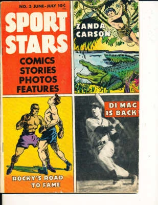 June - July 1946 Sport Stars Joe Di Maggio No 3 Comic1 - Image 1 of 2
