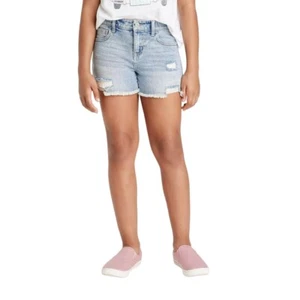 OD) Girls Mid Rise Jean Shorts art class XS 4/5 - Picture 1 of 1