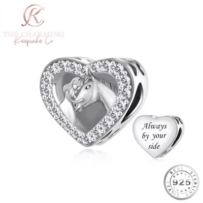 Dije Caballo y Niña Genuino Plata de Ley 925 y Oro - Regalo Animal Foto 1 de 4