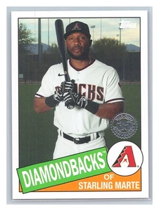 2020 Topps Update 1985 Insert #85TB-6 Starling Marte Arizona Diamondbacks - Picture 1 of 2