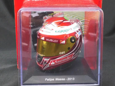 Ferrari F. Massa F1 2013 Brazilian GP 1/5 Scale Helmet New SPARK - Image 1 of 4