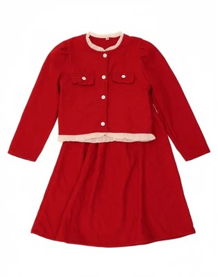 Juego de 2 faldas de pana vintage para mujer UK 6 XS rojo DR11 Foto 1 de 4