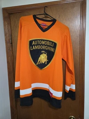 Supreme Automobili Lamborghini Hockey Jersey SS20 Orange Medium - Image 1 of 4