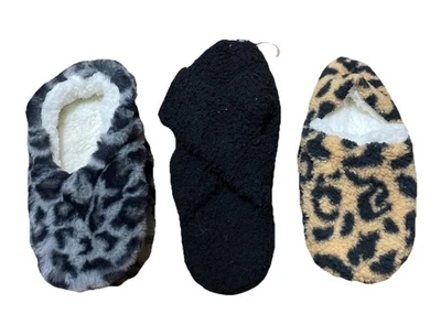 Lote de 3 estilos de calcetines deportivos de piel sintética para mujer pequeños 5-7 nuevos Foto 1 de 2