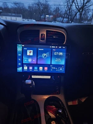 10.1" For Chevrolet Corvette 2005-2013 Rotated CarPlay Android 14 Radio Stereo Foto 1 de 4