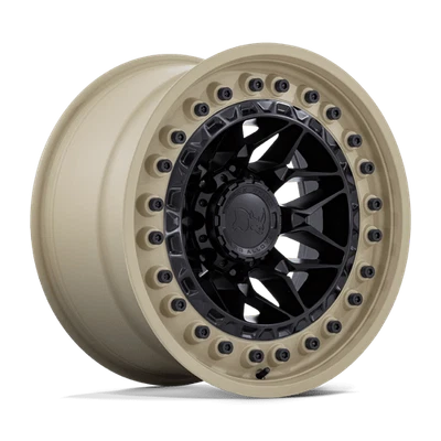 17X9 Black Rhino ALPHA 5X5.0 0MM MATTE BLACK W/ SAND LIP - Image 1 of 4