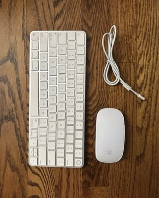 Apple Mac Keyboard and Mouse Wireless - Image 1 of 2