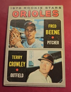 1970 Topps 121 Rookie Stars Fred Beene/Terry Crowley RC VG A#13471 - Picture 1 of 2